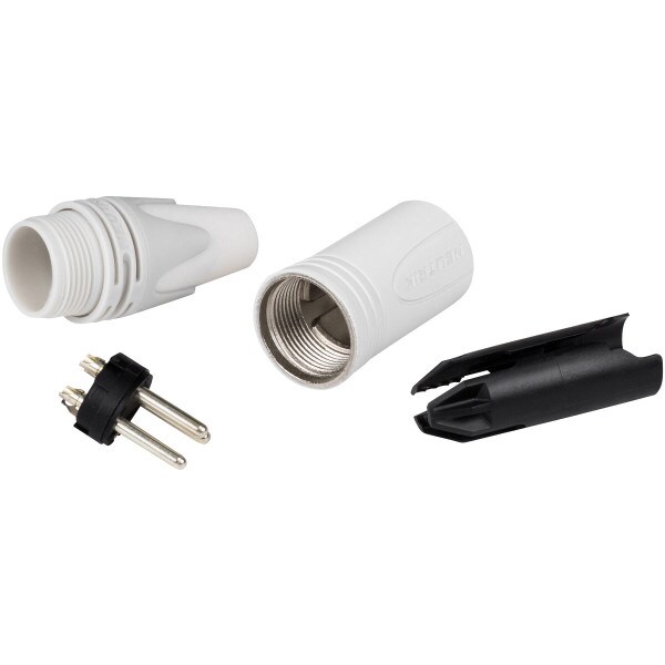 Main product image for Neutrik NC3MXX-WT Male XLR Connector - White 092-2273
